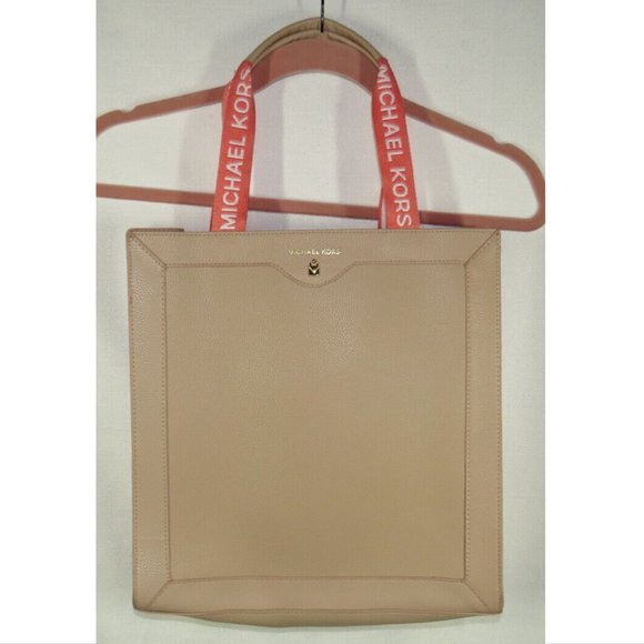 Michael Kors Limited Edition Blush Textured Double Strap Tote Shoulder Bag